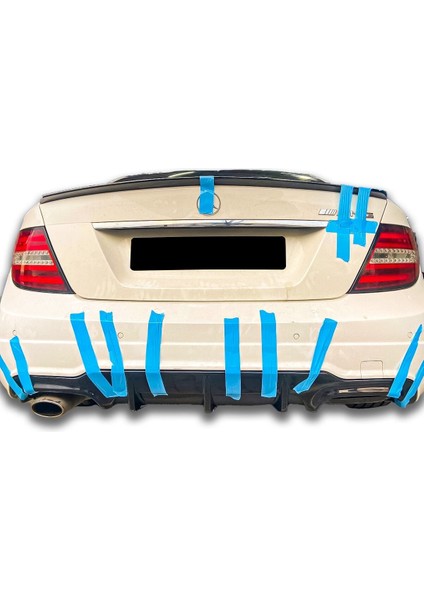 Mercedes W204 (C63-C180-C200-C250) 2012-2015 Difüzör Parlak Siyh fırsatları