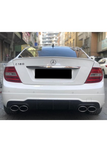 Mercedes W204 (C63-C180-C200-C250) 2012-2015 Difüzör Parlak Siyh indirimleri