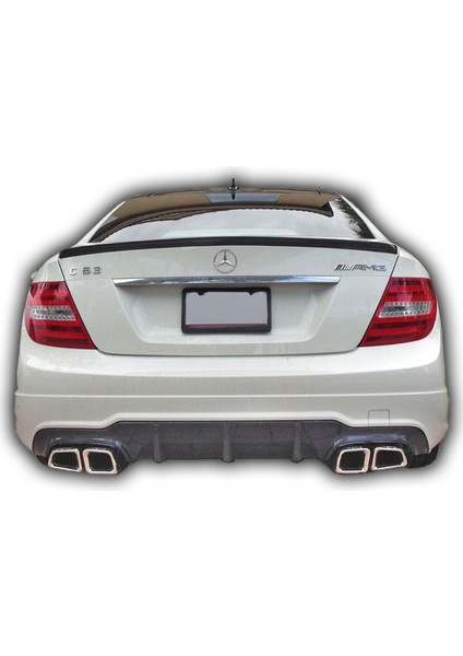 Mercedes W204 (C63-C180-C200-C250) 2012-2015 Difüzör Parlak Siyh