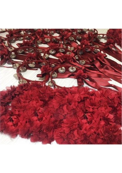 Tef Kına Gecesi Kına Malzemesi Lazer Güllü Kurdaleli Tef ve Tac