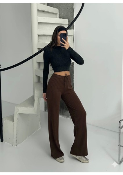 Fitilli Şardonlu Pantolon Kahve fiyatları