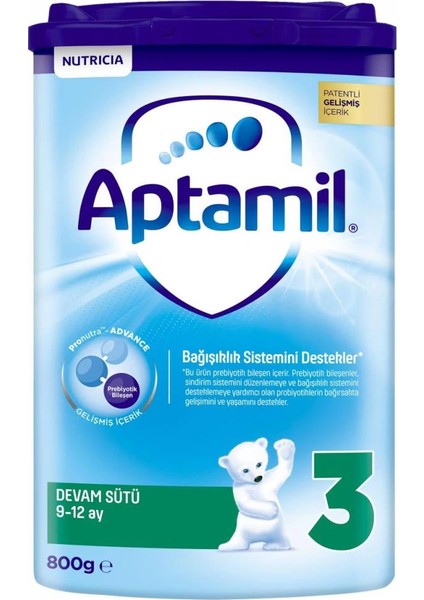 Bfs Aptamil Devam Sütü Maması No3 9-12 Ay 800 gr