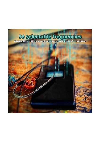Iem Alıcı, 863-865MHZ Kablosuz Kulak Monitör Sisteminde, 36 Ayarlanabilir Frekans, Sahne Performansı Canlı Yayıncılık fiyatları