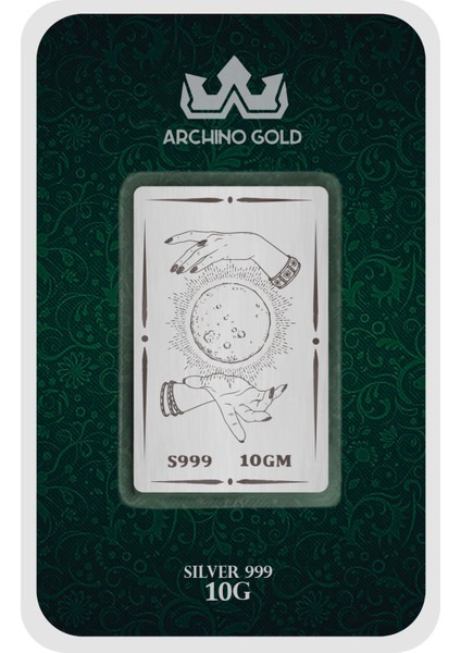 Korumanın ve Işığın Simgesi Olan Ay ve El Temalı Hediyeye Özel 10 Gram 999 Ayar Gümüş KÜLÇESI-743 fiyatları