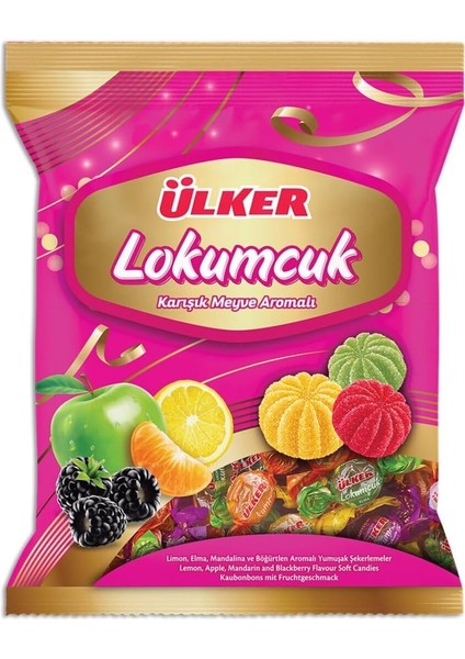 Ülker Lokumcuk Karışık Meyveli Yumuşak Şeker 350 Gram