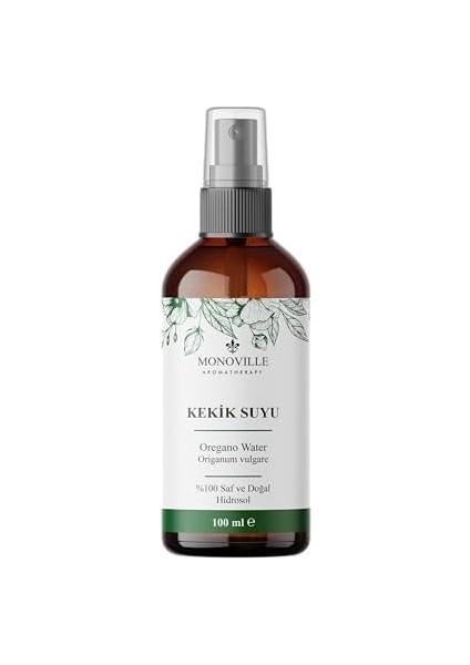 Monoville Kekik Suyu Cilt ve Saç Toniği 100 ml (Oregano Water)