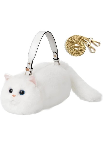 Bfs B&d Kedi El Çantası Beyaz