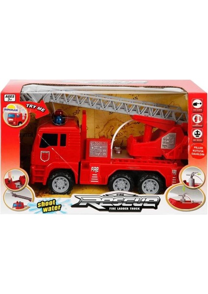 Bfs Sunman Sesli ve Işıklı Su Fışkırtan Itfaiye Aracı 24 cm modelleri