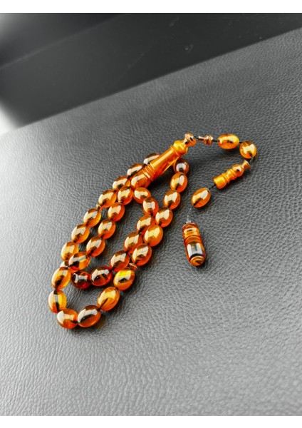 Portakal Hamur Sıkma Kehribar Tesbih Hcz-Model Gjrmddd