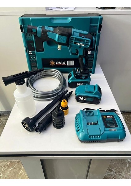 Şarjlı Araç Yıkama 36 Volt Çift Batarya