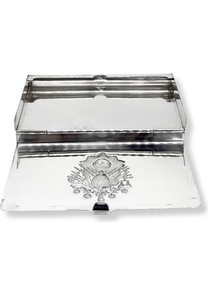 Osmanlı Bayrağı Motifli Gümüş Sigara Tabakası modelleri