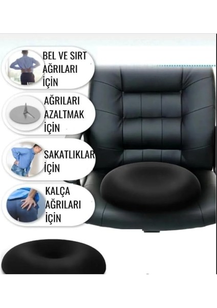 Ortopedik Oturma Minderi Oturma Simidi Basur Hemoroid Simidi Simit Yastık Simit Minder (43X43CM) fırsatları