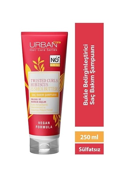 Care Twisted Curls Hibiscus & Shea Butter Kıvırcık ve Dalgalı Saçlara Özel Saç Bakım Şampuanı Sülfatsız 250 Ml- Vegan fiyatları