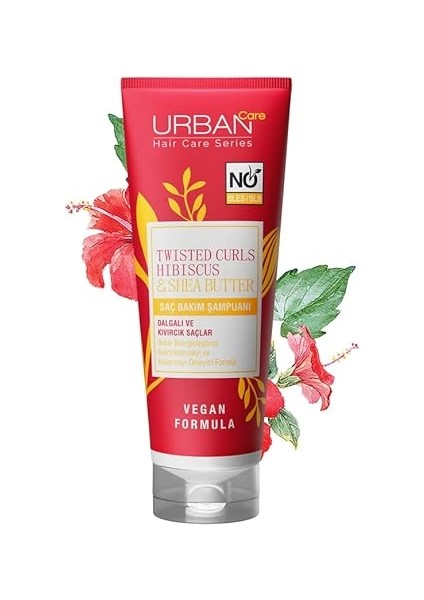 Care Twisted Curls Hibiscus & Shea Butter Kıvırcık ve Dalgalı Saçlara Özel Saç Bakım Şampuanı Sülfatsız 250 Ml- Vegan modelleri