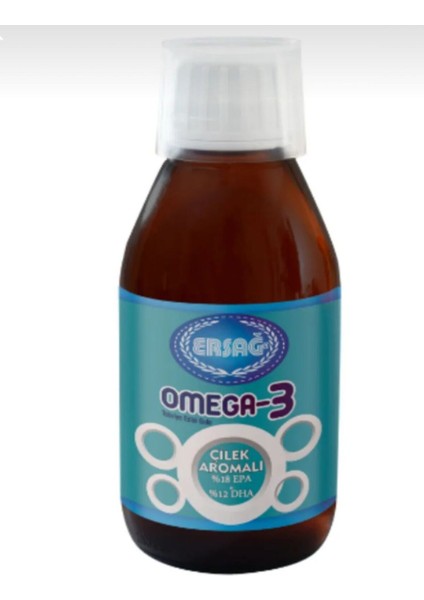 Çilek Aromalı Omega-3 Sıvı
