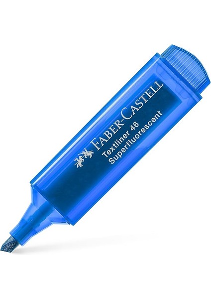 Şeffaf Gövde Fosforlu Kalem Mavi 1546