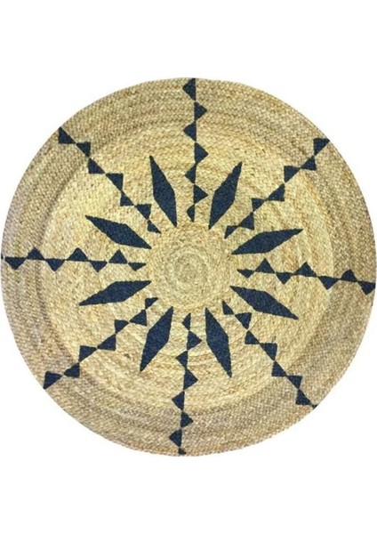 Home P05 Bolero Jüt Örgü Halı - Natürel - 90X90 cm fiyatları