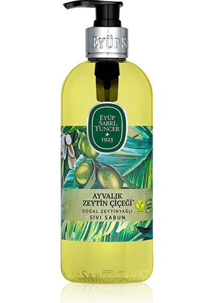2 Adet Eyüp Sabri Tuncer Sıvı Sabun 500 ml Ayvalık Zeytin