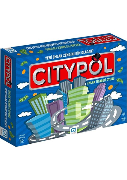 4 Adet Citypol Kutu Oyunu