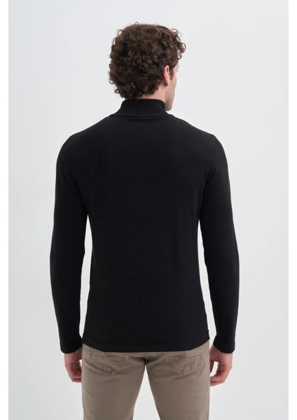 Slim Fit Viskon Karışımlı Premium Yarım Balıkçı KAZAK-30310 modelleri