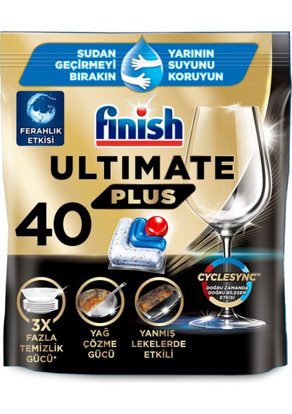 Ultimate Plus Hepsi 1 Arada 40 Tablet 488 G 2 Adet