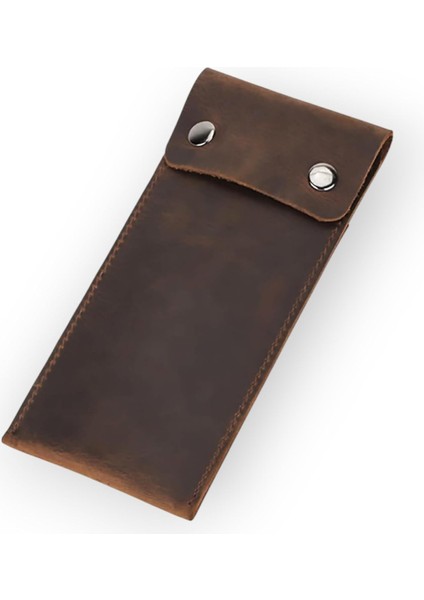 Camasta – Hakiki Deri Saat Kılıfı – El Yapımı Koruma ve Şıklık (Kahverengi)