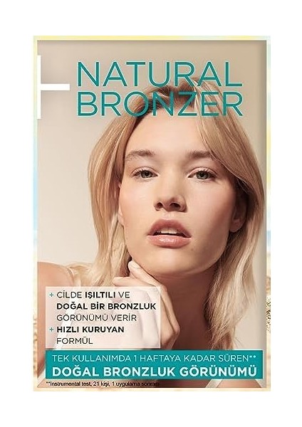 Garnier Ambre Solaire Natural Bronzer Güneşsiz Bronzlaştırıcı Sprey 150 ml modelleri
