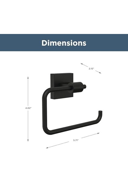 Brass Maxted Tuvalet Kağıdı Tutucu, Mat Siyah, Aksesuarları, MAX50-FB fiyatları