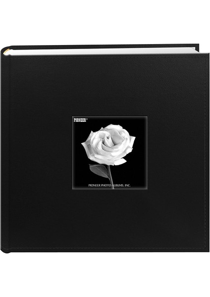 Albums DA-200SF/BLK 200 Cep Dikişli Deri Çerçeve Kapak Fotoğraf Albümü, 10,6 x 15,5 Cm, Siyah