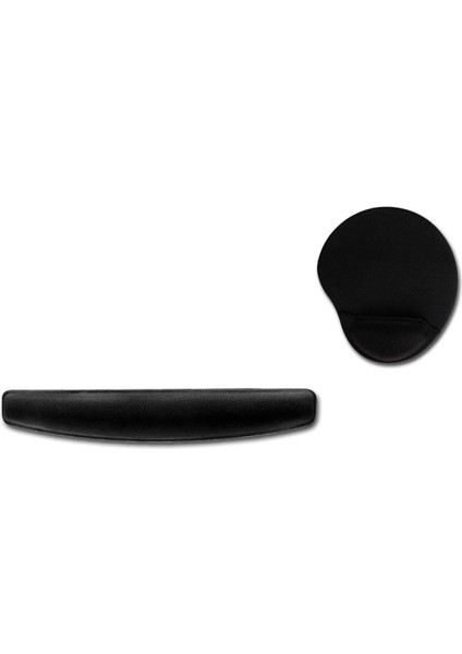 Oval Klavye Pad+ Mause Bilek Destekli Ergonomik Klavye Mouse Pad Set Dayanıklı Yazma, Agrı Kesici Nefes Alabilir Sünger Mouse Klavye Pad SET(440X70X20MM