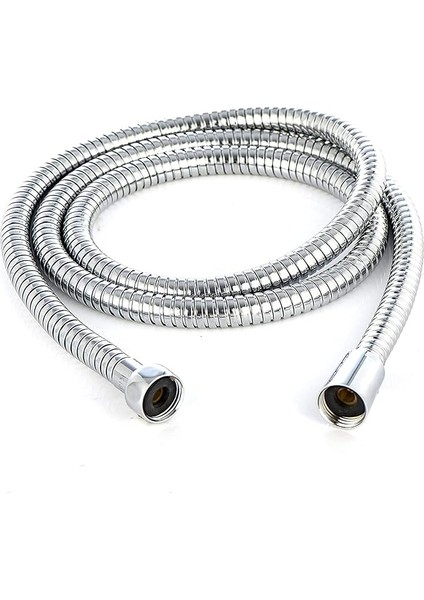Universal Eko B Kalite Duş Hortumu Krom Duş Spirali 150 cm - Tüm Duş Başlıkları ILE%100 Uyumlu Orjinal G1/2 Kolay Montaj
