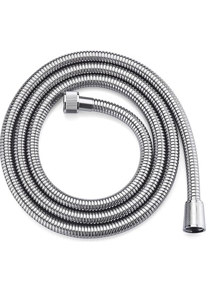 Universal Eko B Kalite Duş Hortumu Krom Duş Spirali 150 cm - Tüm Duş Başlıkları ILE%100 Uyumlu Orjinal G1/2 Kolay Montaj fırsatları