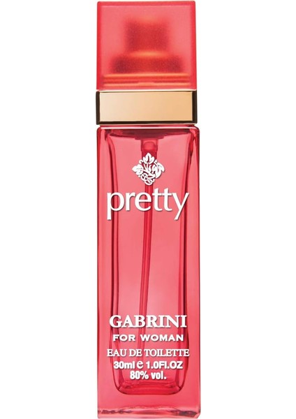 Gabrini Pretty Kadın Edt Parfüm, 30 ml 6 1 Paket (1 x 1 Adet)