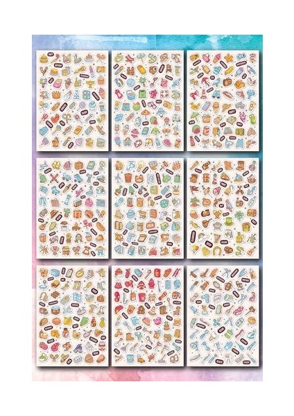 Seti Günlük Ajanda ve Defterlere Etiket, Öğretmen-Öğrenciler, Erkek-Kız Çocuk ve Yetişkinlere Kendinden Yapışkanlı Çıkartmalar (Günlük Yaşam 550 ) fiyatları