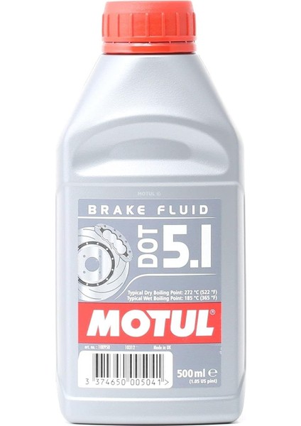 Dot 5.1 500 ml Hidrolik Fren Yağı