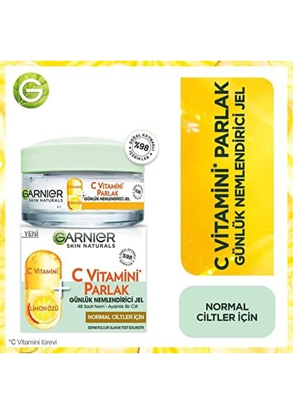 Garnıer C Vitamini Parlak Günlük Nemlendirici Jel 50 ml fiyatları