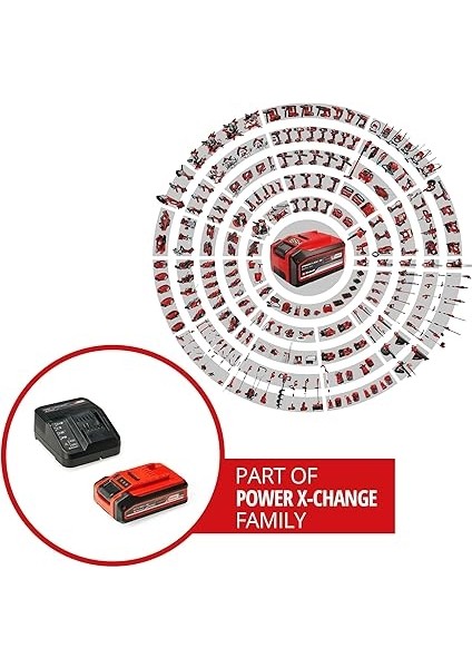 Einhell 4 Ah Plus Power X-Change Başlangıç Seti (1x 18V 4 Ah Akü, 1 x 3A Şarj Cihazı, 75 Dakika Şarj Süresi, Tüm Power X-Change Cihazları Için Uygundur) fiyatları