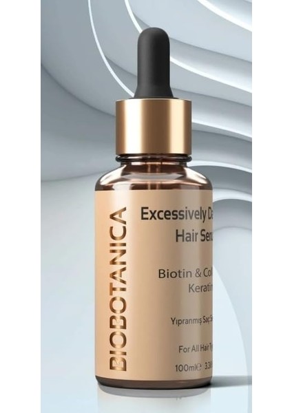 Biobotanica Yıpranmış Saç Serumu Biotin Collagen Keratin Yoğun Bakım Hızlı Saç Uzatan Özel Formül