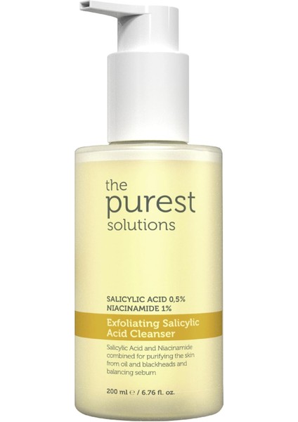 Purest Solutions Exfoliating Salicylic Acid Cleanser 0,5% Salicylic Acid, 1% Niacinamide