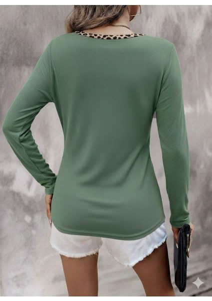 Kadın Uzun Kollu V Yakalı Kaşkorse Bluz fiyatları