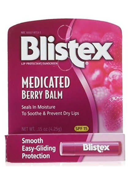 Medicated Lip Balm SPF15 4.25 gr