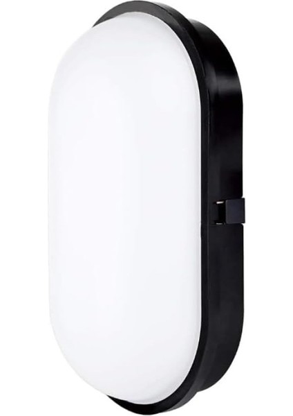 Geçirmez 20W Siyah Kasa Gün Işık 4200K Bahçe Teras Banyo Iç Dış Mekan LED Işık 2000LM (1 Adet)