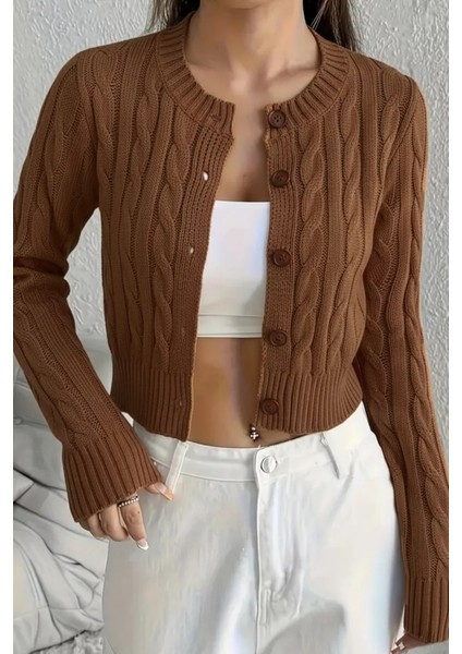 Örgü Desenli Kadın Triko Hırka (S,m,l Uyumludur) P-00018294 modelleri