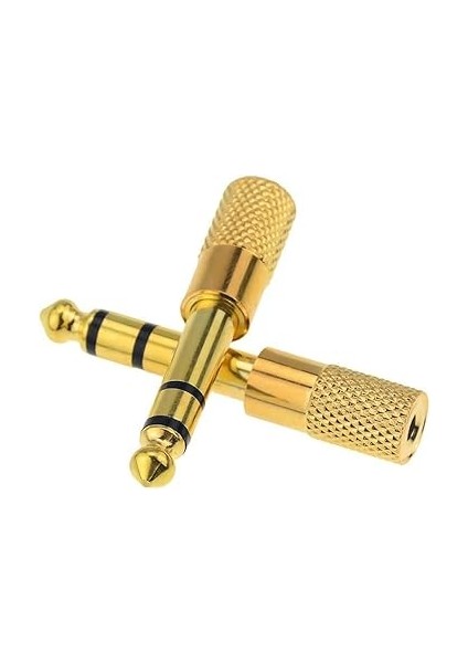 Plus PX-4458 6.3 mm Erkek To 3.5 mm Dişi Çevirici Dönüştürücü Jack Adaptörü fiyatları