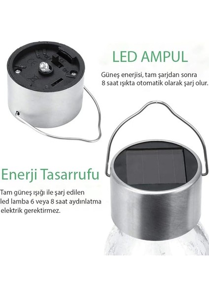 Solar Bahçe Lambası, Kırık Cam Desenli Kristal Top, Sarı Işık, 200 Mah, Güneş Enerjisi Ile Şarj Olur, Bahçe, Ev, Etkinlik Dekorasyon, IP44 Suya Dayanıklı, 042 (3 Adet) fırsatları