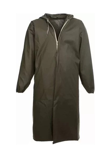 Liman, Avci, Balıkçı, Kurye Kapüşonlu Pardösü Yağmurluk - Haki