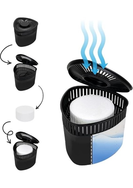 Yeşil Elma Üçgen Nem Alıcı Aparat Rutubet ve Koku Giderici 500GR modelleri