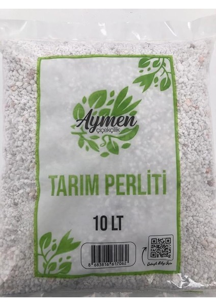 Çiçekçilik 10 Litre Tarım Perliti Köklendirici Perlit - Drenaj Düzenleyici Premium Kalite