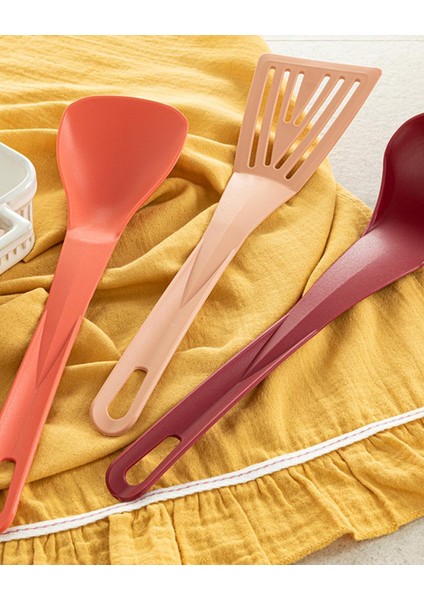 Mix Me Plastik 3 Parça Servis Seti 32 cm Kırmızı