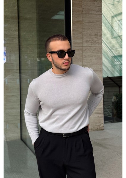 Acton Erkek %100 Organik Pamuk Bisiklet Yaka Triko Kazak fiyatları